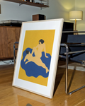 Two Women in Yellow Print