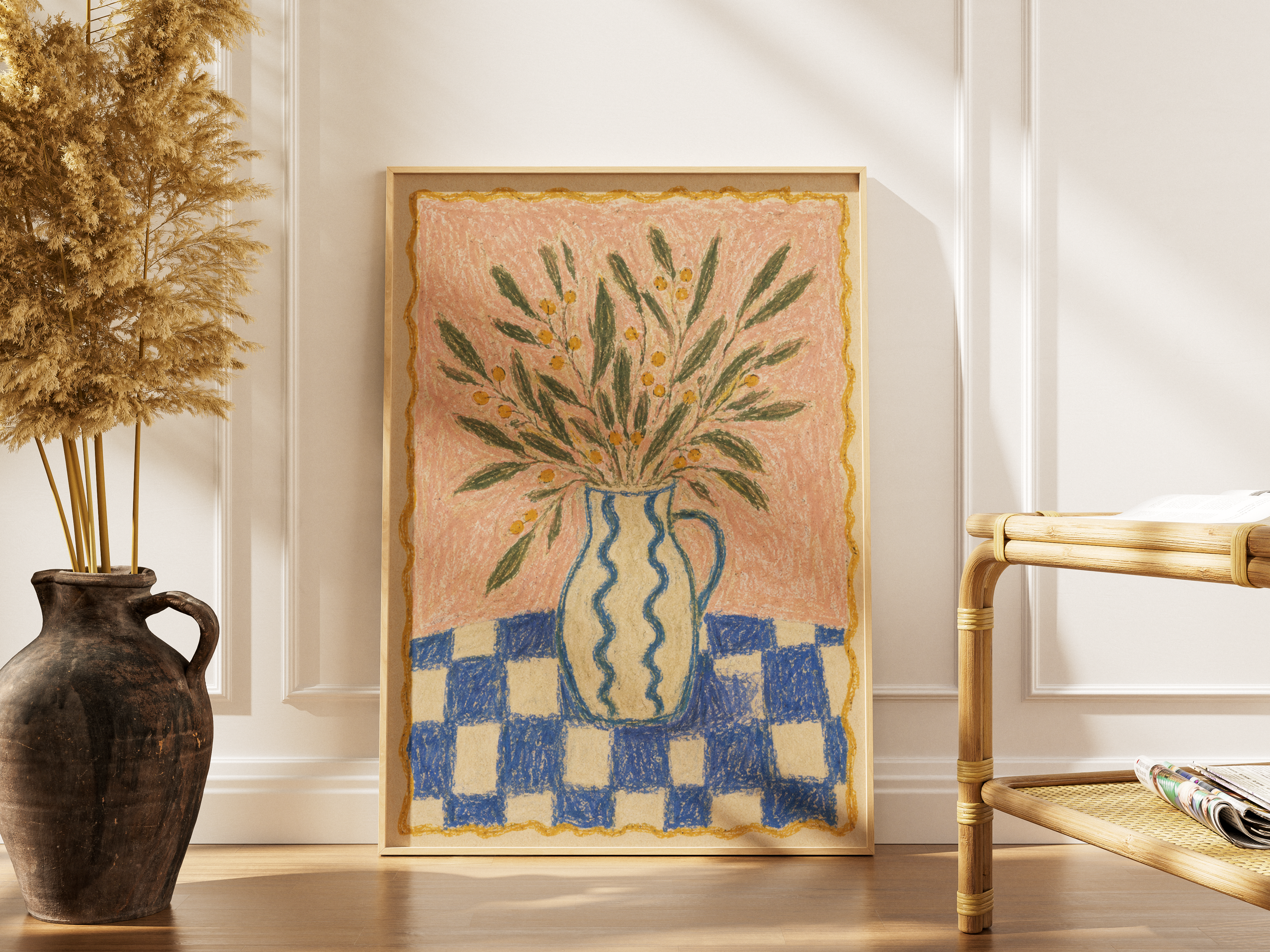 Olive Jug Print