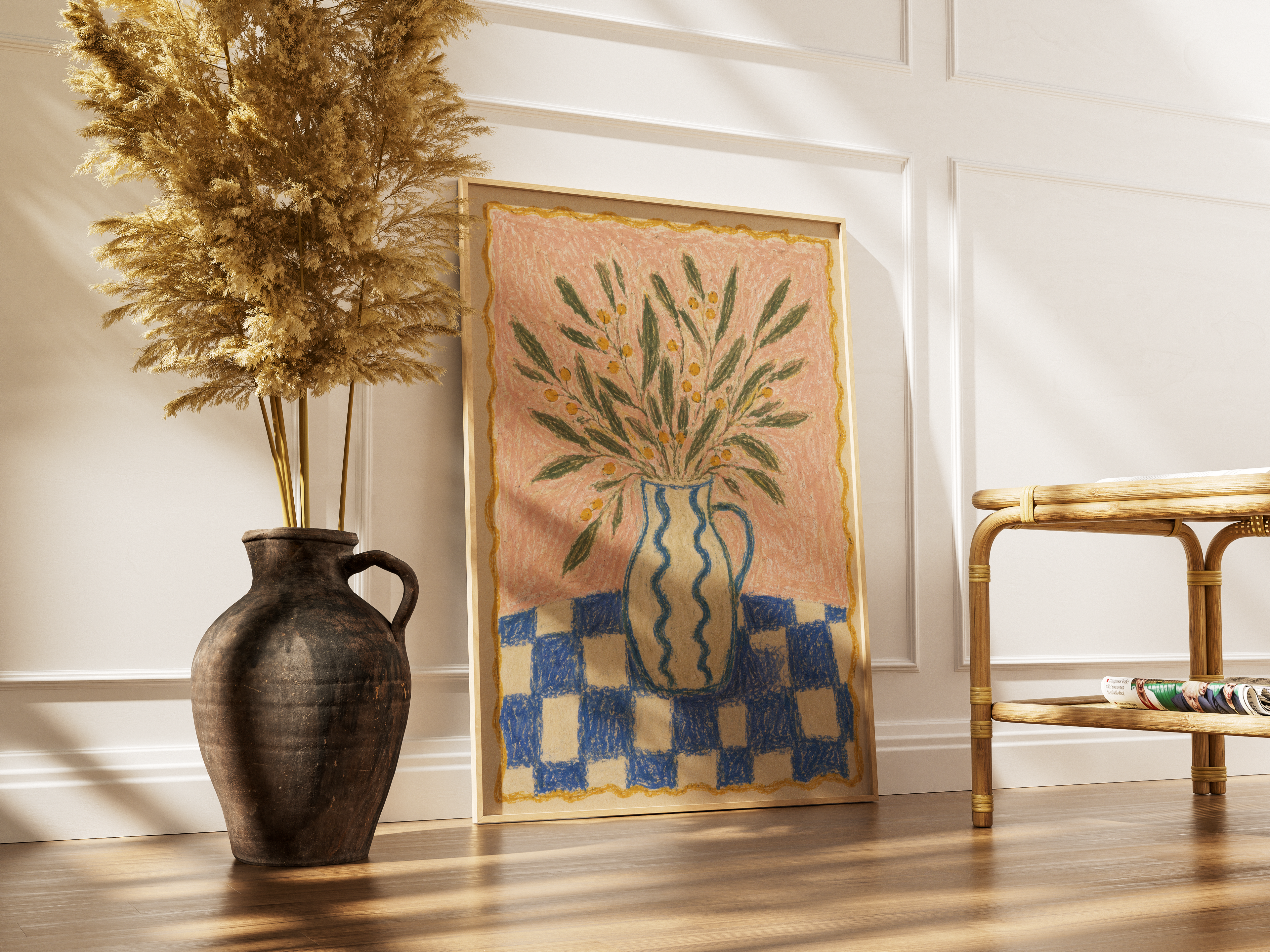 Olive Jug Print